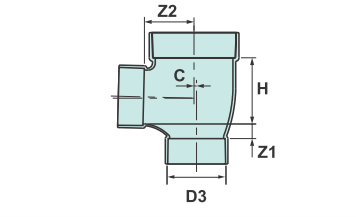 Hộp kiểm soát kỹ thuật hai nhánh đứng 90°