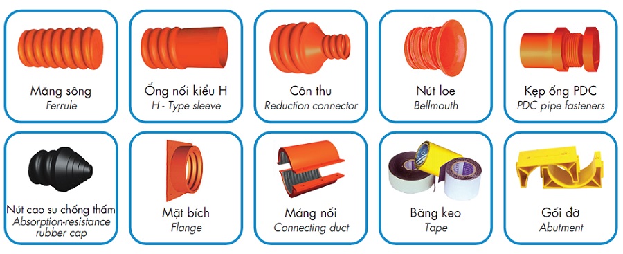 Ống nhựa cam xoắn HDPE 