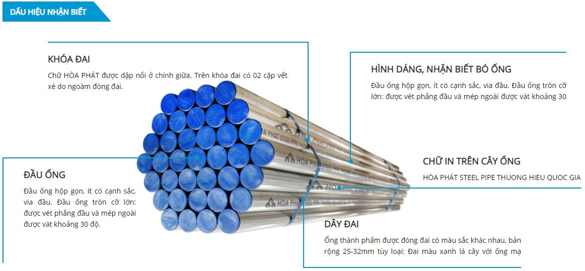 Hướng dẫn chi tiết 7 cách nhận biết ống thép Hòa Phát giả